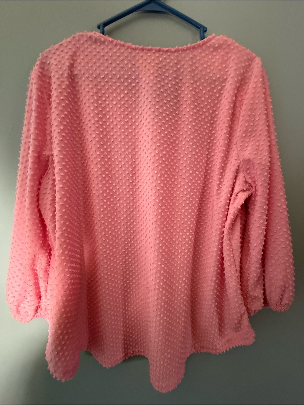 Ruby Rd. Soft Pink Dotted Scoop-Neck Pullover - Picture 2 of 3